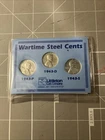 Littleton Coin Company 3 Wartime Steel Cents, Mint 1943 P, D & S Nice