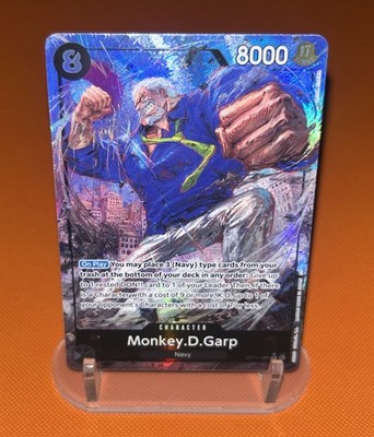 One Piece Monkey.D.Garp (Alternate Art) OP11-095 A Fist of Divine Speed Foil [exc