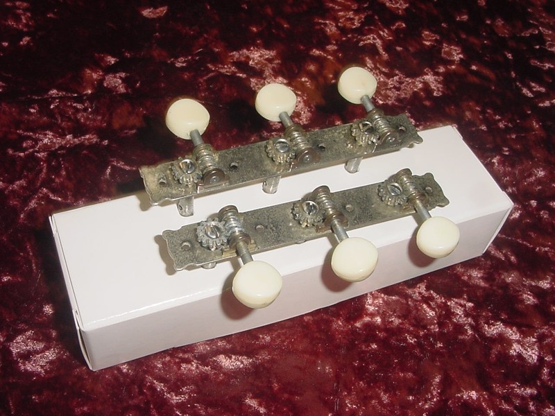 Vintage 1960's Silvertone Harmony Kay Regal Guitar Tuners Set for Project