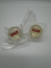 Supreme 3D Box Logo Clear Bouncy Ball Set of 2 FW18 Accessories 100 Authentic