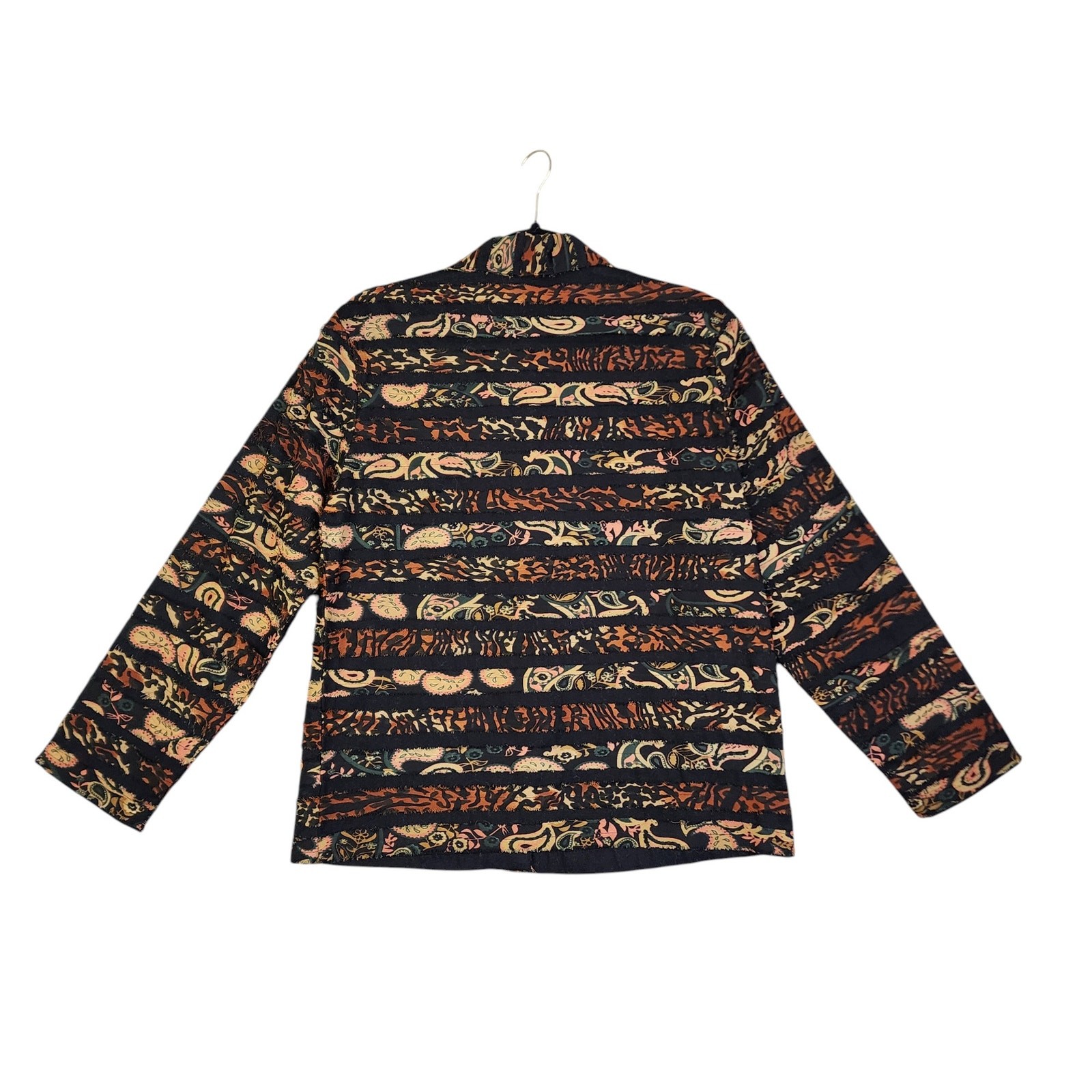 Choices Womens Vintage Patchwork Button Down Shac… - image 6