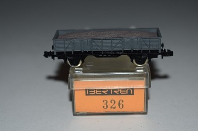 N Scale Berten Unlettered Wagon Gondola C57154