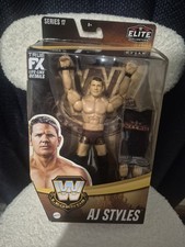 WCW ELITE SERIES LEGENDS 17 AJ STYLES WRESTLING FIGURE WWE TNA MATTEL Used
