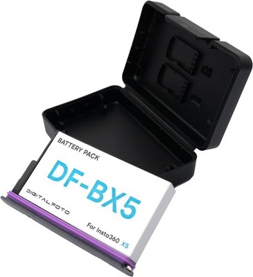 2800mAh Ersatzakku für Insta360 X5 kompatibel Original-Ladegerät schnell