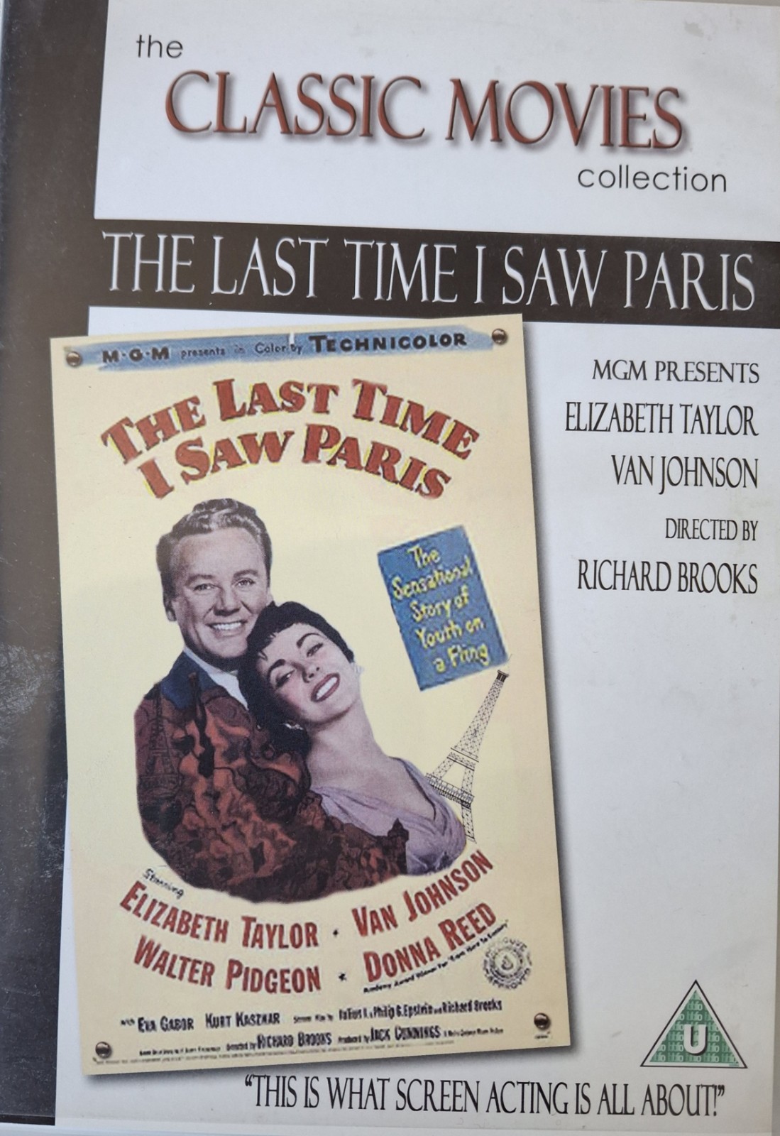 The Last Time I Saw Paris (1955) DVD Elizabeth Taylor New NOT sealed