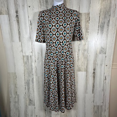 Donna Morgan Moroccan Floral Dress 0 | Sleeveless | Stretch | Knee Length 