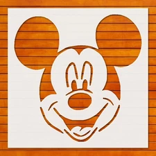 Reusable Mickey Mouse Stencil Template for Wall Art & DIY Crafts - StencilAir