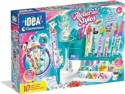 Clementoni | L Atelier des Stylos pour Enfants 6 Jahre+ | DIY Creative Kit mit 10