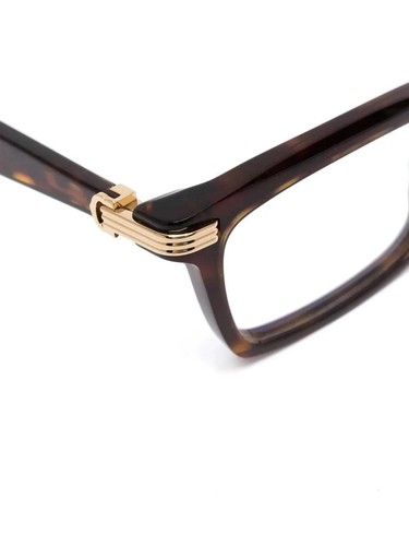 CARTIER CT0420O-002 Gafas Cuadradas Doradas Habana 53mm AUTÉNTICAS - Imagen 6 de 8