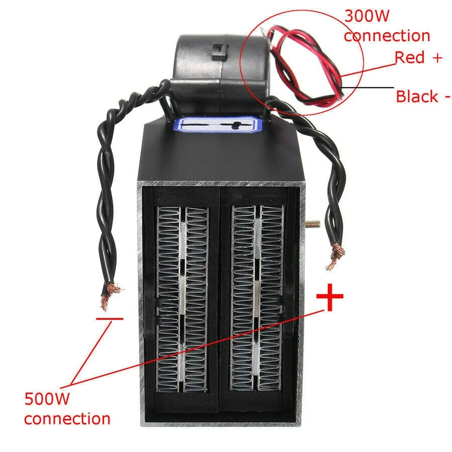 12V 300W 500W Auto Car Adjustable Electrical Heating Heater Fan Window Defroster — 第 2/4 张图片