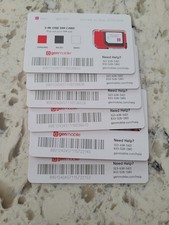 Gen Mobile 5G AT T Network 3 in one sim card X 9