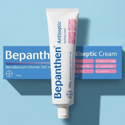 Bepanthen Antiseptic Cream - 100g - Exp. 12/2026