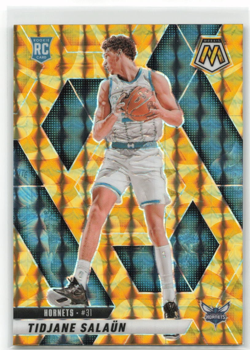 2024-25 Panini Mosaic Tidjane Salaun #241 Reactive Yellow (RC)