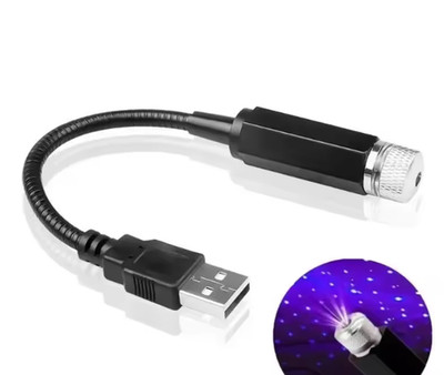 Mini Car Roof Star Sky Lamp USB LED Interior Ambient Ceiling Light