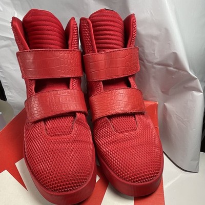 Nike Flystepper 2K3 2014 Premium University Red/Chrome 677473-601 OG