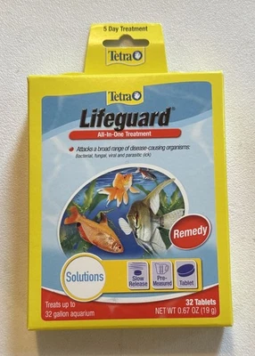 TÉTRA Tetra Lifeguard All-in-One-Treatment 32 tablets NEW-FREE SHIPPING