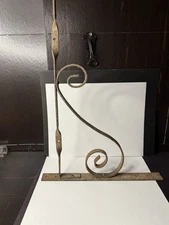 Vintage Sign Bracket Gas Station Business Mercantile Small Uncommon Size