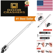 Ergonomic 18-Inch Breaker Bar with Rotating Cr-Mo Head - Heavy Duty Precision