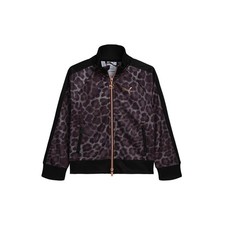 PUMA Animal Pack Heavy Poly Tricot Full Zip Track Jacket Youth Girls Size XS Ca