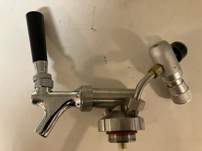 #ad Stainless Steel Mini Keg Growler amp; CO2 Tap Faucet System Pressure Gauge $29.99