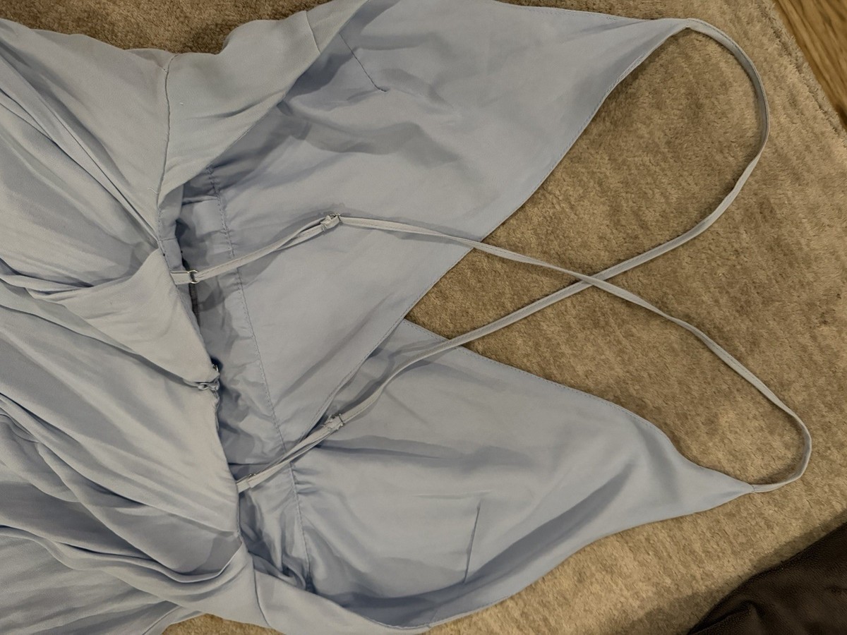 FOREVER 21 Light Blue Pleated Chiffon Strappy Sleeveless Maxi Dress L | eBay FOREVER 21 Light Blue Pleated Chiffon Strappy Sleeveless Maxi Dress L | eBay