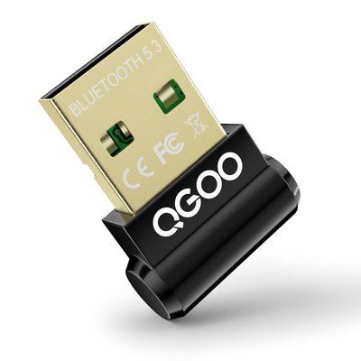 USB Bluetooth 5.3 Adapter for Desktop PC, Really Plug & Play Mini Bluetooth E...