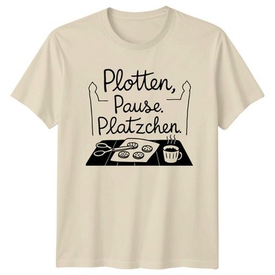 Plotten Pause Platzchen T-Shirt Vinyl Schneiden Weihnachtsgeschenk für Sie und Ihn