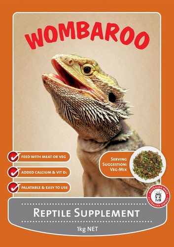 Wombaroo Reptile Supplement for Turtles Bearded Dragons & Lizards 1kg - Picture 1 of 2