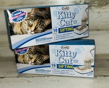 Alfapet Kitty Cat Pan Disposable Sifting Liners LOT 2 x 10-Pack Giant Size NEW