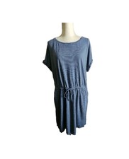 Hilary Radley Women's Size XL Blue Stripe Dress