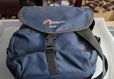 Vintage Lowepro Nova 1 Camera Shoulder Bag Blue- Decent Condition 
