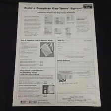 200 Day-timer Sr Pocket Loose-Leaf Laser Printer Paper, 20254, Green Senior 