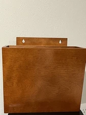 Wood Wall Mount Magazine Rack