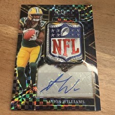 2025 Panini Select Savion Williams - RC FOTL NFL Shield RPA 1 Of 1🤯🔥🔥🔥