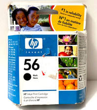 HP 56 Black Inkjet Original Genuine HP Cartridge Expired 2008. NEW