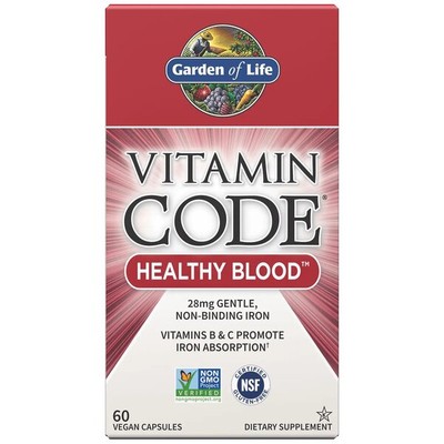 Vitamin Code Gesundes Blut - 60 vegane Kapseln