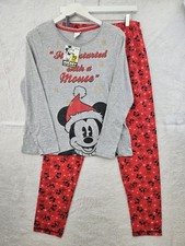 Avon Disney Mickey Mouse Christmas Pyjama Set - UK 10/12 New With Tags