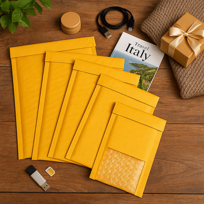 Kraft Bubble Mailers Padded Envelope Shipping Bags Seal Any Size 25/50/100/300