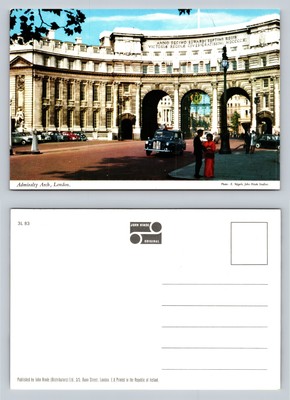 Admiralty Arch London Vintage Postcard E. Niglet John Hinde Studios
