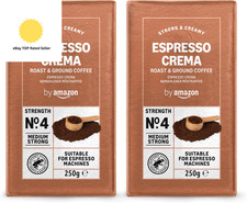 Espresso Crema Ground Coffee, 500G (2 X 250G) - Rainforest Alliance Certified 23.32 per kilo