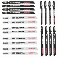 StichsäGebläTter Set 20Tlg T-Schaft Hss Hcs Professional Holz Metall Werkzeug