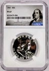 1961 50C Benjamin Franklin NGC PF 67 Franklin Label