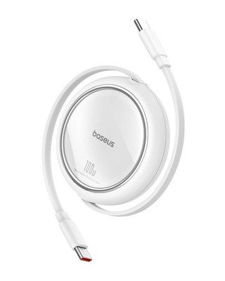 USB C Ladekabel 100W einziehbar für iPhone, Samsung, MacBook, tragbar,