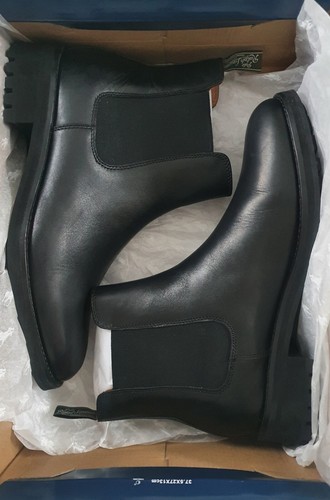 Ralph Lauren Mens Bryson Black Boots Size 9 (Only Worn Once)