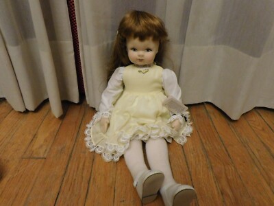 21'' Cloth Artist 1985 Child of Glen-Brrok Little Miss Muffet Doll Diane Durand