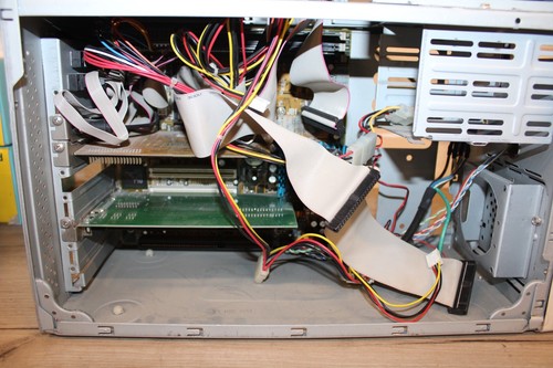 Placa madre retro vintage AMD K6-2 350Mhz 128MB RAM AT ISA AGP - Imagen 5 de 7