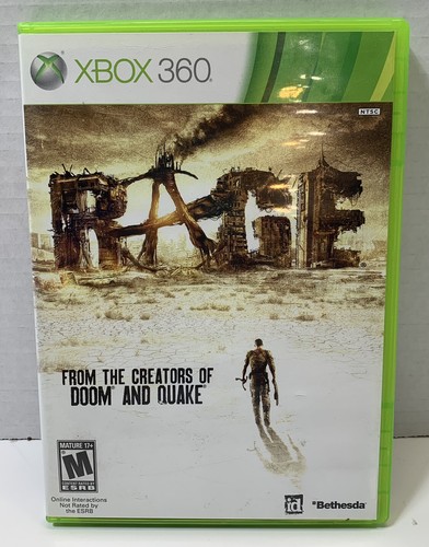 Rage (Microsoft Xbox 360, includes all discs) Complete Tested