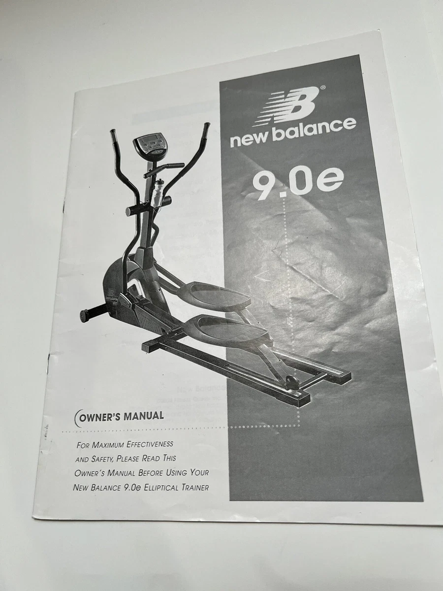 New balance sale 9.0 e elliptical