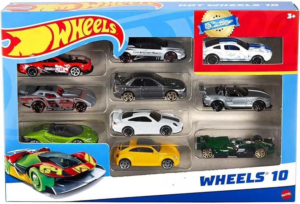 Metal Exclusive Cars Collection Of Toy Vehicles,Alloy Free Wheel 10 Pc Set - Image 2 of 3