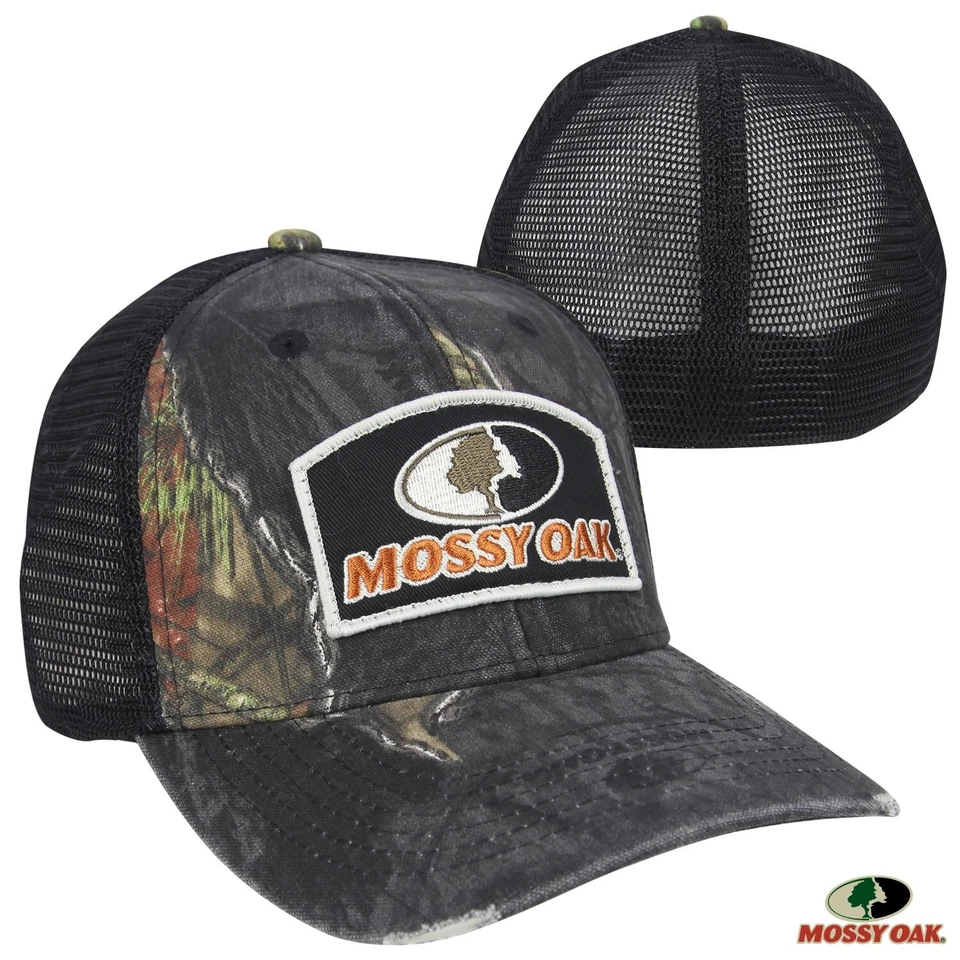 Gorra Mossy Oak Malla Envejecida Espalda Ajuste Elástico (L/XL)- MOBE Foto 3 de 3
